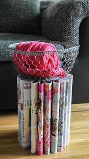 Ablagetisch aus Zeitungen | DIY