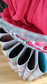 Ablagetisch aus Zeitungen | DIY