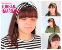 Anleitung: Turban-Haarband nähen