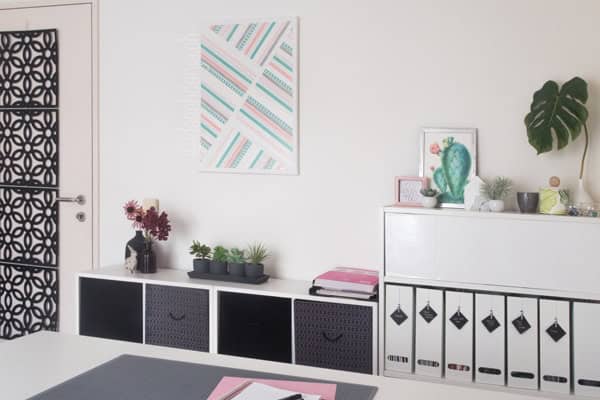 Washi Tape auf Keilrahmen