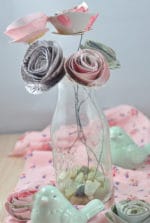 Papierblumen – Süße Idee aus Papierresten