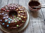 Bunter Marmorkuchen mit viel Schokolade