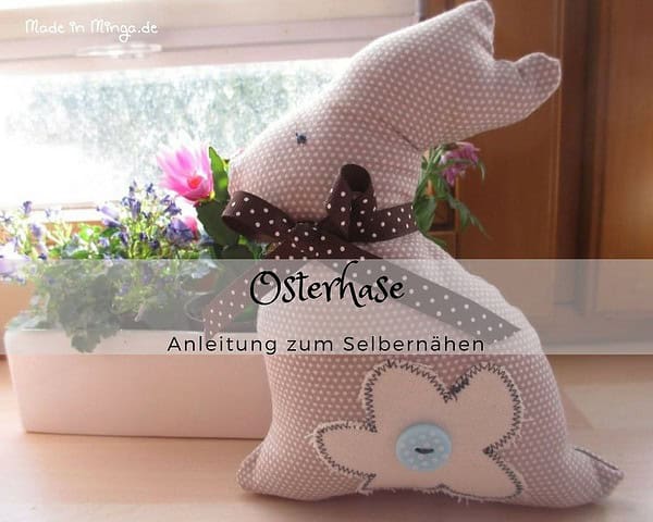 Anleitung zum Nähen: Osterhase