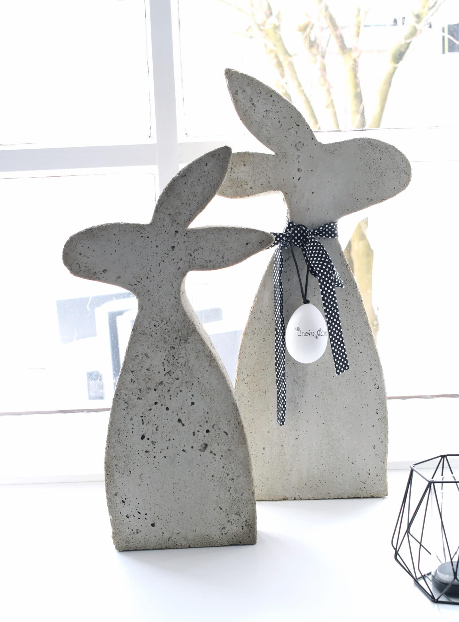 Hasen aus Beton mit selbst gemachter Gießform - HANDMADE ...