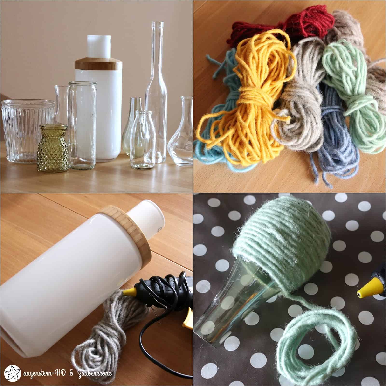 {Anleitung} Ein schnelles Vasen DIY