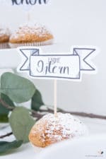 Handlettering Freebies für Frühling und Ostern | inkl. Rezept für Frühstücksmuffins