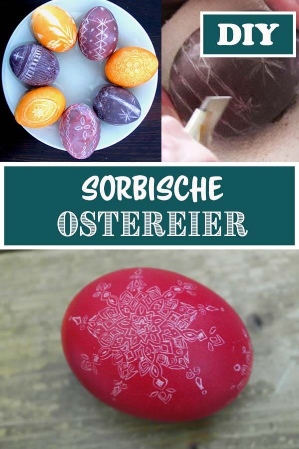 Sorbische Ostereier kratzen