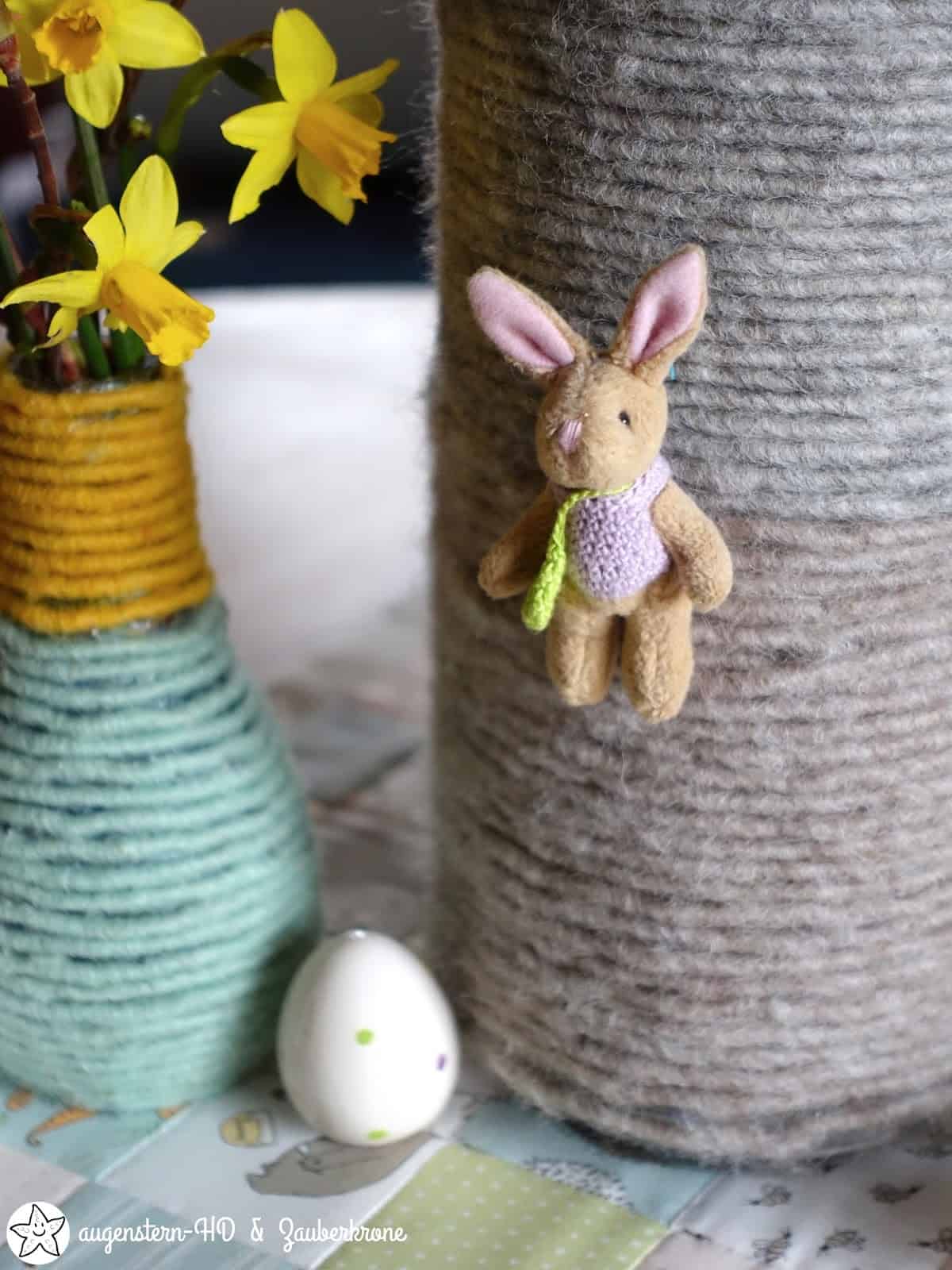 {Anleitung} Ein schnelles Vasen DIY