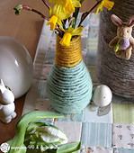{Anleitung} Ein schnelles Vasen DIY