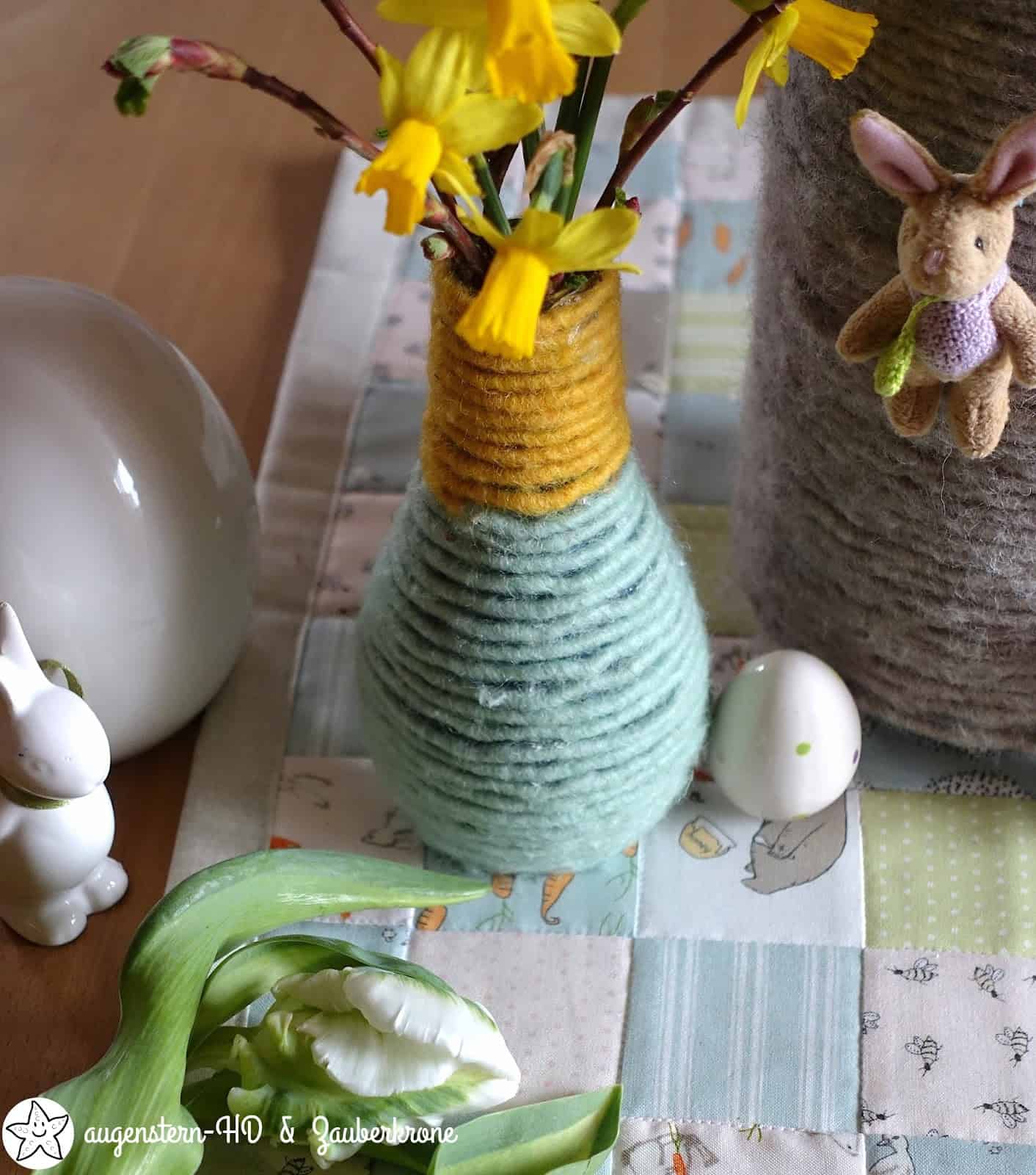 {Anleitung} Ein schnelles Vasen DIY