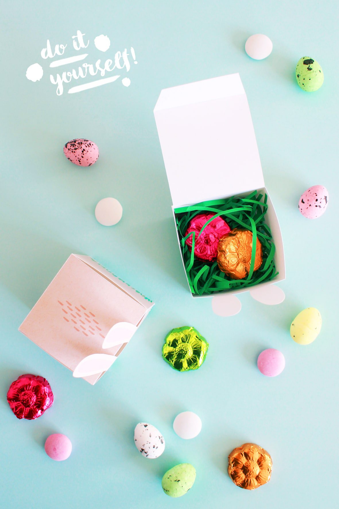 DIY HASEN-GESCHENKBOX ZU OSTERN / FREE PRINTABLE
