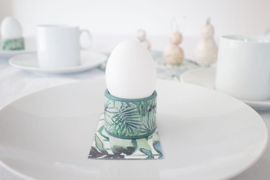 Urban Jungle: Eierbecher basteln mit Deko Klebeband