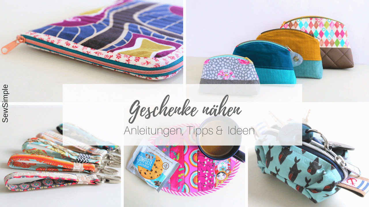Geschenke nähen Anleitungen, Tipps & Ideen