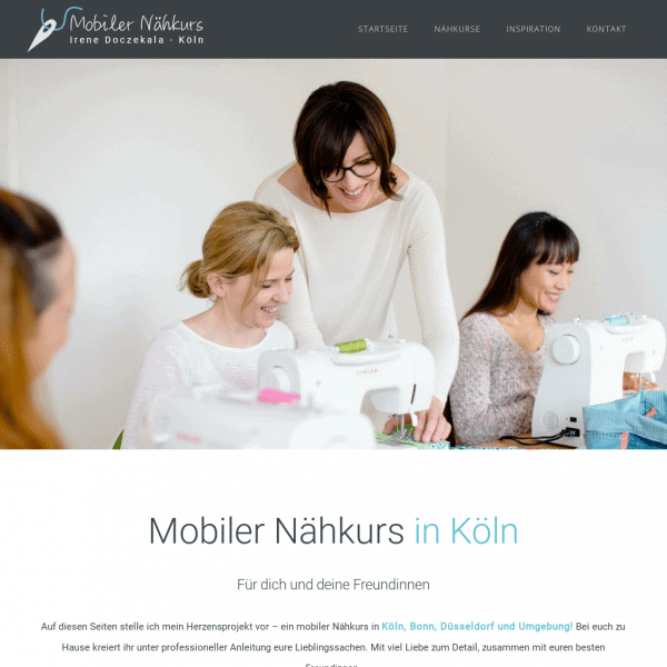 Nähkurse zu Hause für dich und deine Freunde – Mobiler Nähkurs Köln
