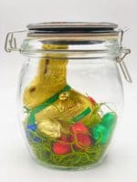 Osternest im Glas selber machen – süße Geschenkidee