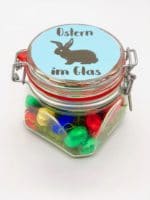 Osternest im Glas selber machen – süße Geschenkidee