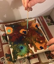 Acryl Fließtechnik (Acrylic Pouring) ohne Schnickschnack