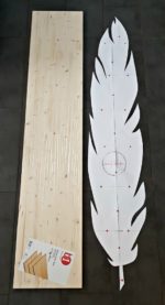 Feder Messlatte aus Holz selbermachen – Freebie