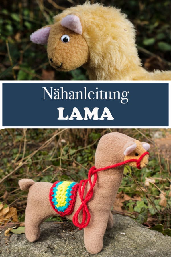 Nähanleitung Lama + Schnittmuster & Video