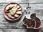 Nuss-Cookies mit Mandeln und Haselnüssen