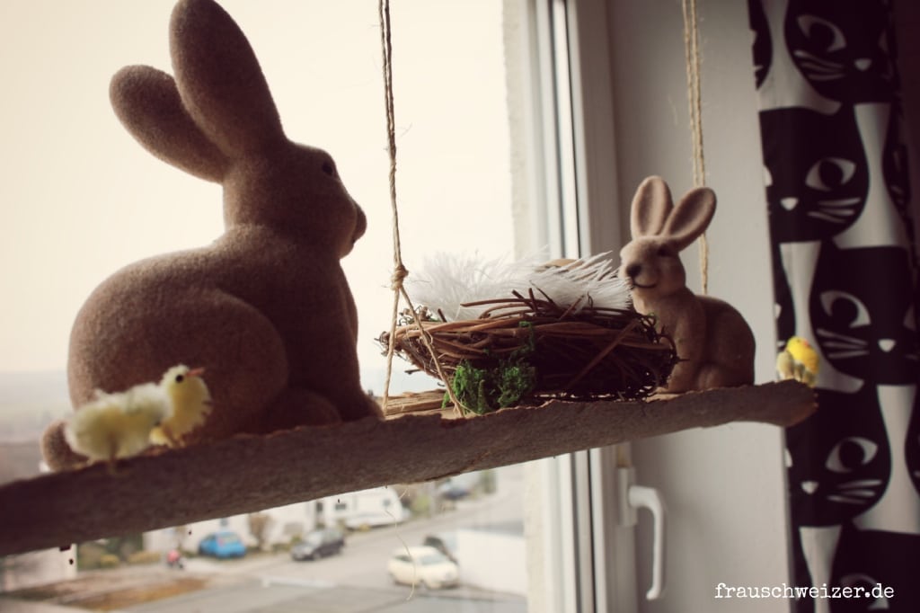 Fensterdekoration an Ostern