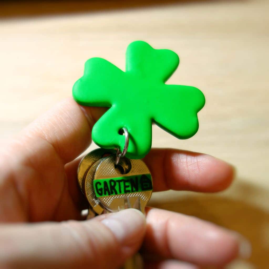 DIY – Schlüsselanhänger Glücksblatt aus Fimo