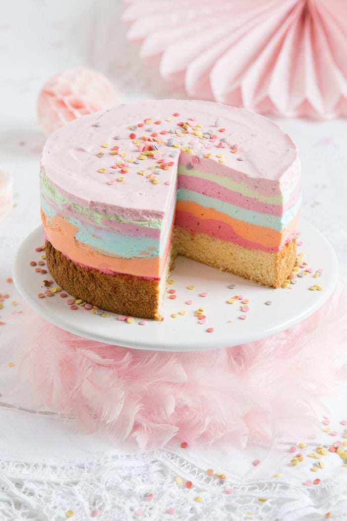 „Regenbogen Joghurt Törtchen!“ [Ostern naht;]