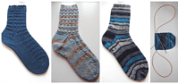 Socken stricken – Toe Up