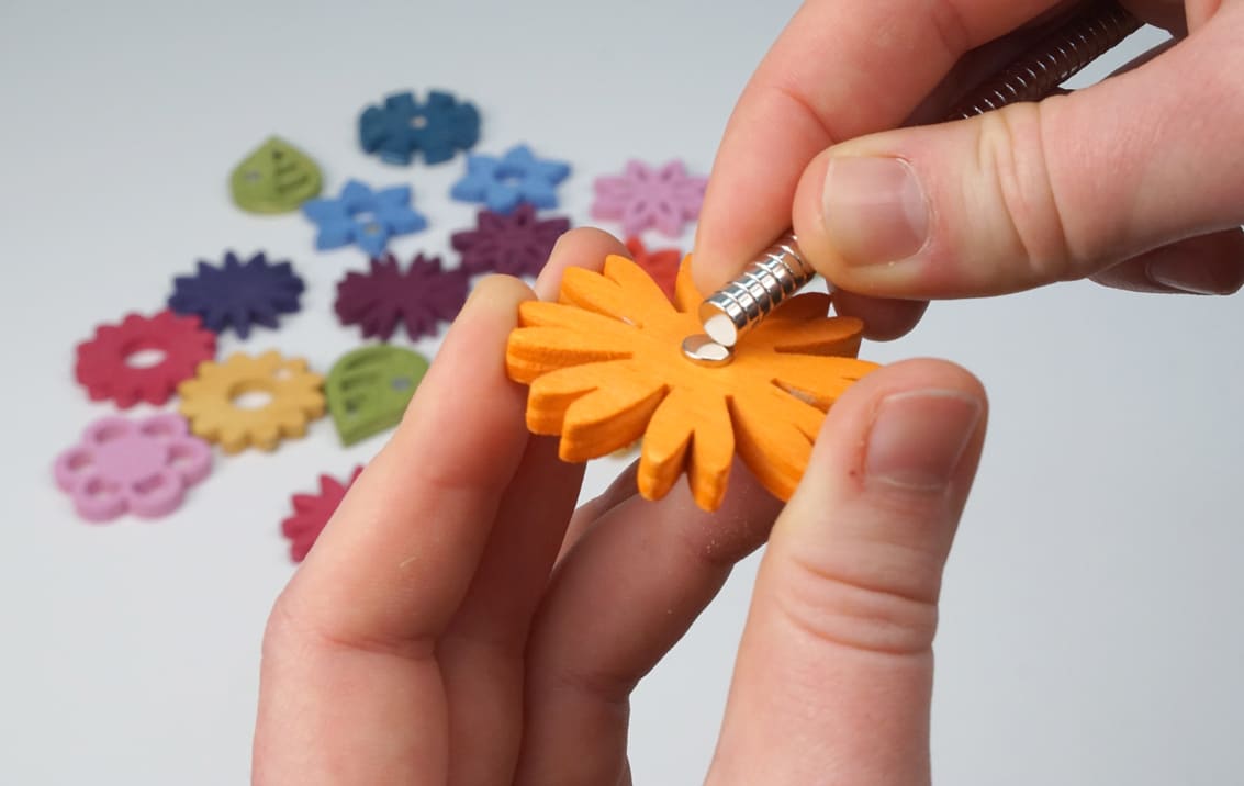Flower-Power – Farbenfrohe Blumen-Magnete
