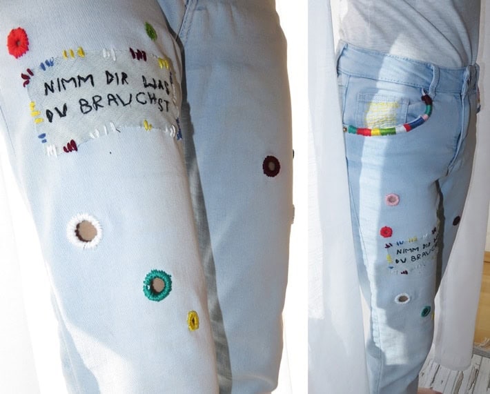 Stick dir deine Sommerjeans