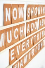DiY Letter Board