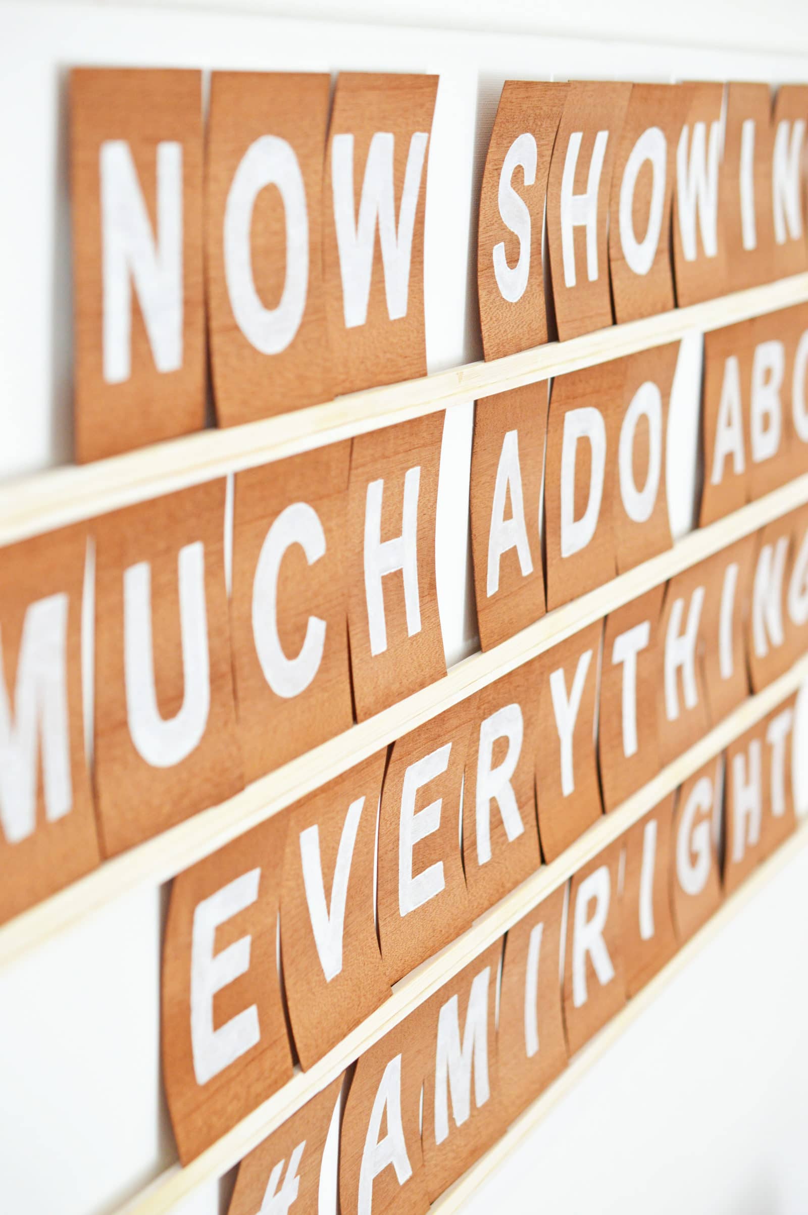 DiY Letter Board