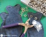 {Anleitung} Fisch-Deko DIY aus Jeans | Download Schablone