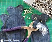 {Anleitung} Fisch-Deko DIY aus Jeans | Download Schablone