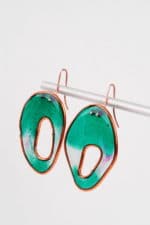 DIY-Statement-Ohrringe aus Kunstharz und Aludraht