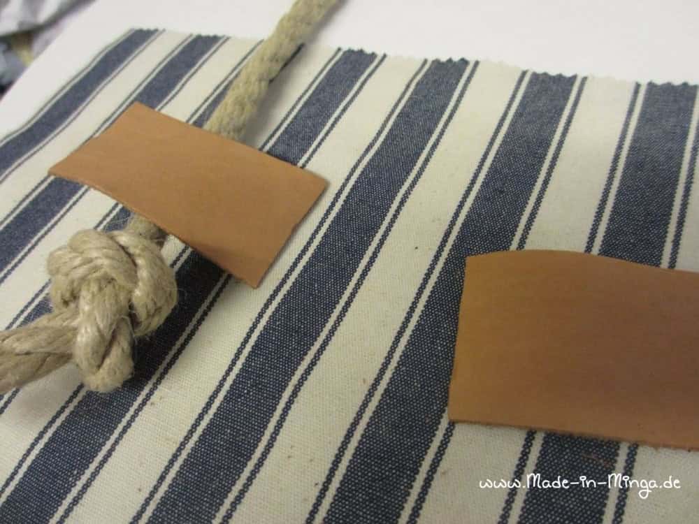 Große maritime Badetasche selber nähen