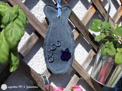 {Anleitung} Fisch-Deko DIY aus Jeans | Download Schablone