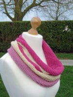 Pink & Rosa Loop Strickanleitung