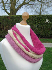 Pink & Rosa Loop Strickanleitung