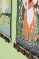 DIY magnetische Posterleiste im Waldlook