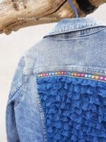 DIY-Jeansjacke mit Rüschen/Volants