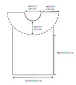 Shirt mit Rundpasse