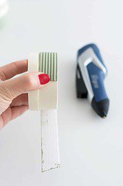 Upcycling Idee: Spanschachteln schablonieren