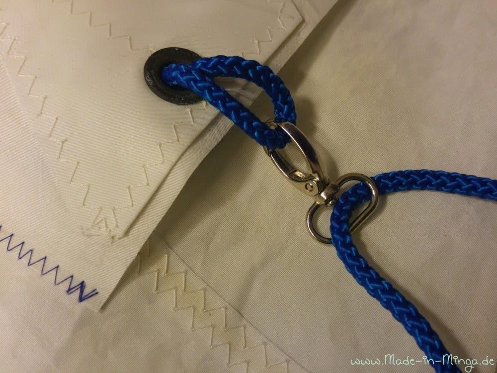 Tasche nähen aus altem Segel, kostenlose Anleitung