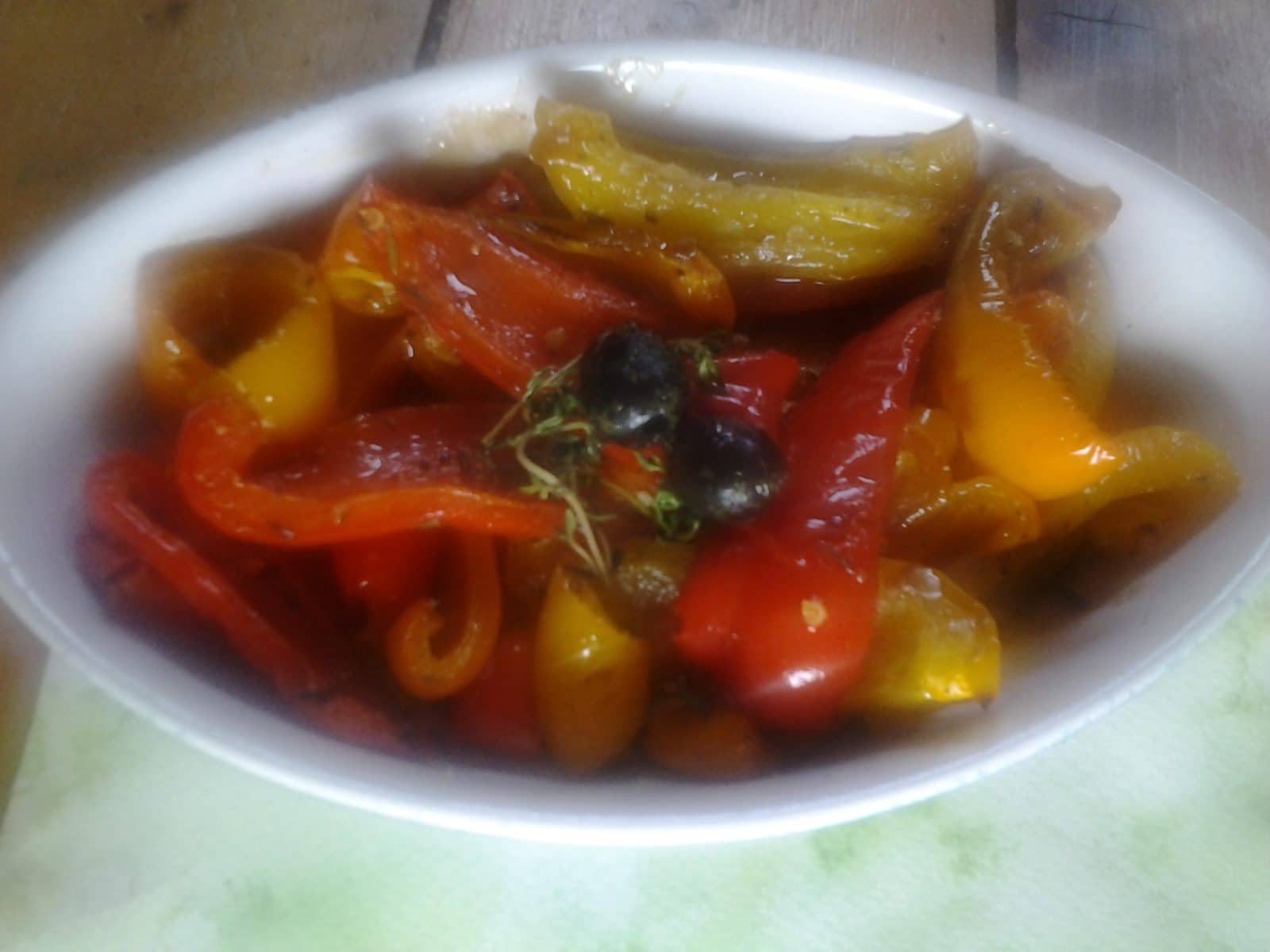 marinierte Ofenpaprika
