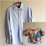 upcycling – Bluse mit Tunikaausschnitt nähen
