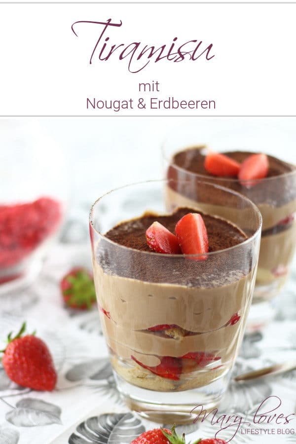 Cremig-fruchtiger Dessert-Traum: Nougat-Erdbeer-Tiramisu
