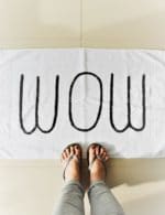 Easypeasy DIY für eine selbstbeschriftete Badematte mit WOW-Faktor (oder für die beste MOM zum Muttertag!)