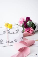 DIY Handlettering Geschenkpapier zum Download