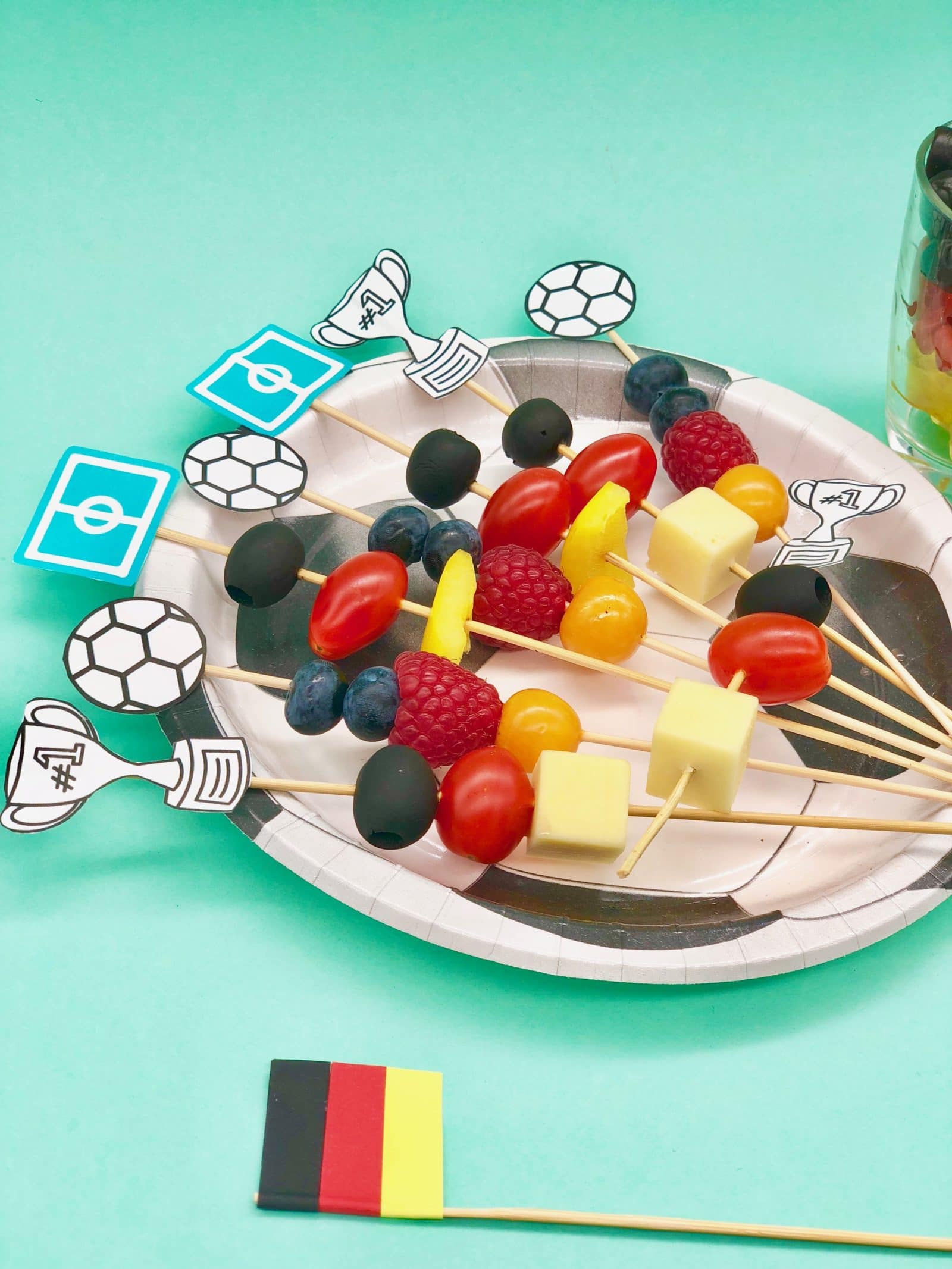 Party Deko und Snacks für die Fußball WM selber machen